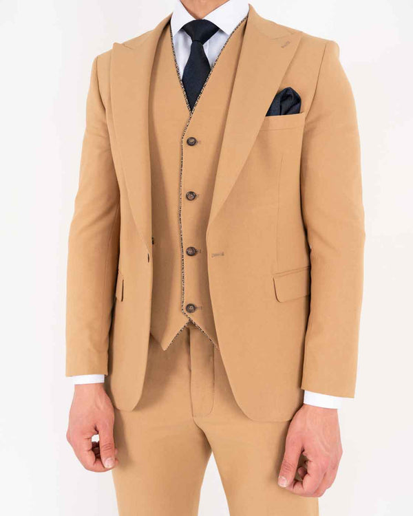 Carlson regular fit dress krem