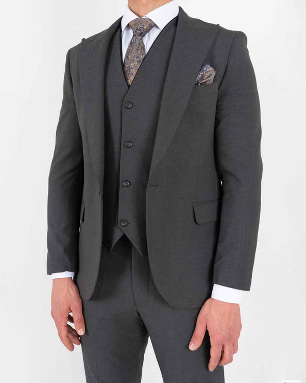 Carlson regular fit dress kullgrå