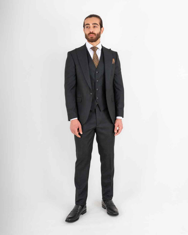 Casper regular fit dress kullgrå