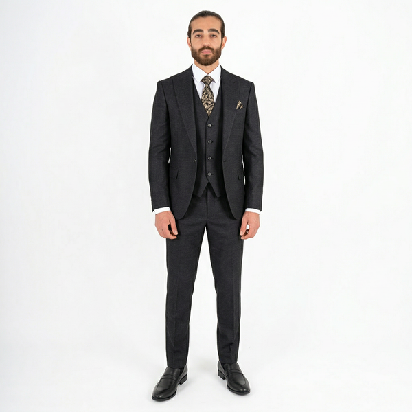 Edvard regular fit dress svart