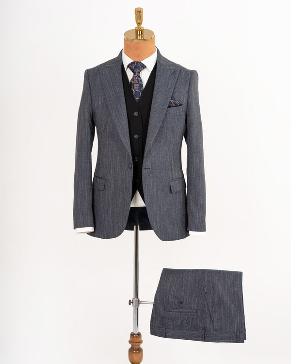 Edvard regular fit dress grå