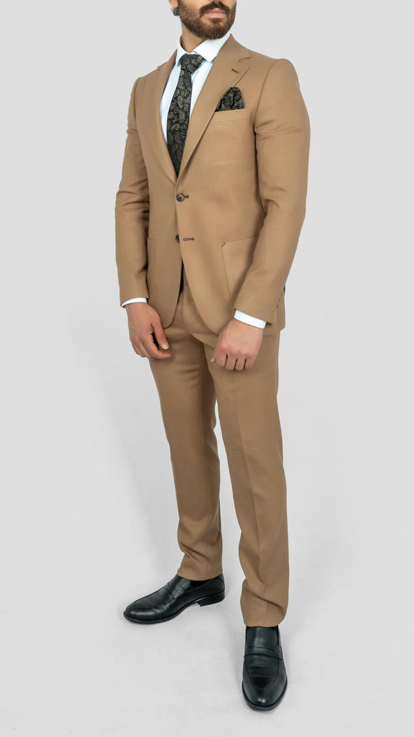 Haakon regular fit dress brun