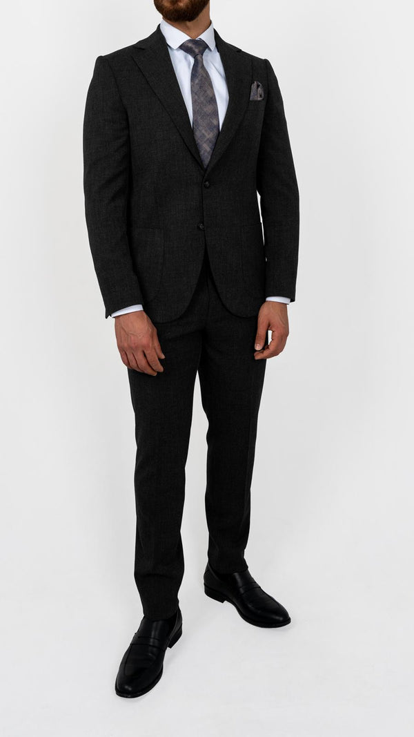 Haakon regular fit dress svart