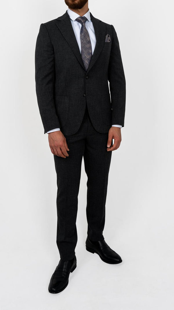 Haakon regular fit dress grafitt