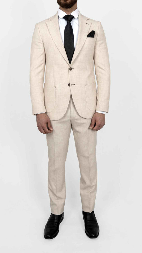 Haakon regular fit dress krem