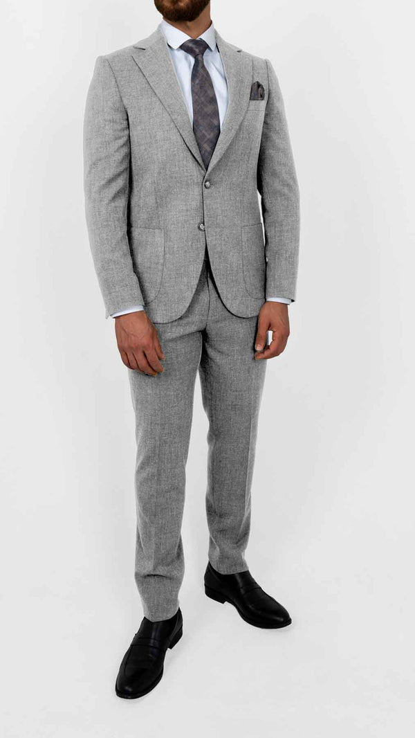 Haakon regular fit dress grafitt