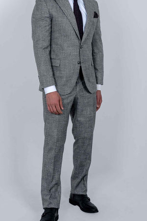 Halvard regular fit dress grå