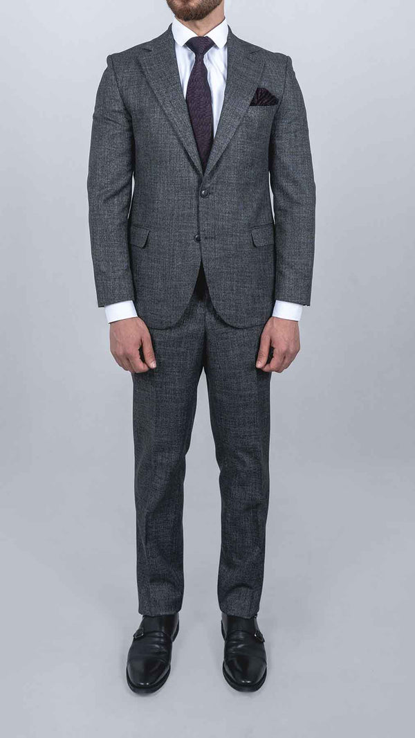 Halvard regular fit dress kullgrå