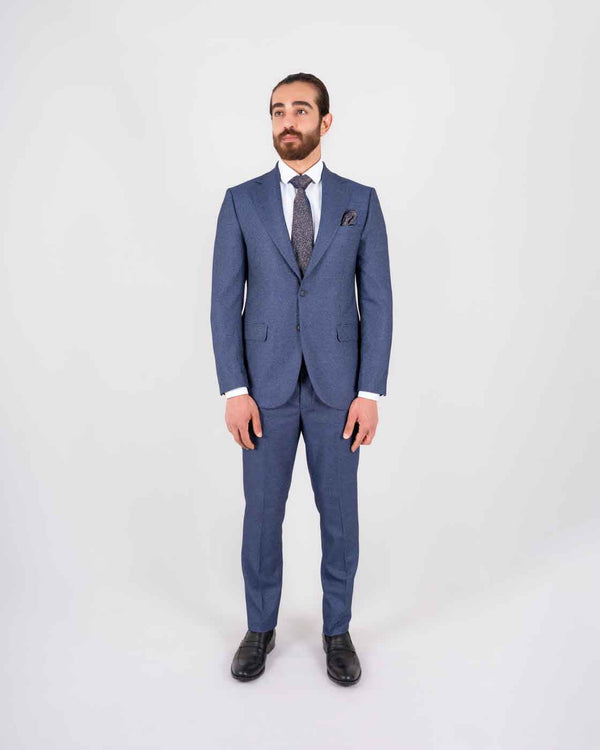 Henrik regular fit dress blå