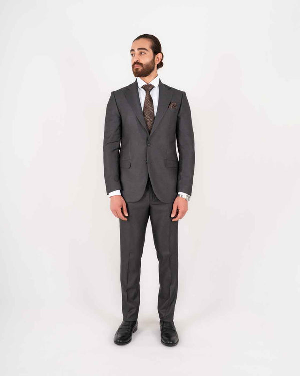 Henrik regular fit dress grafitt