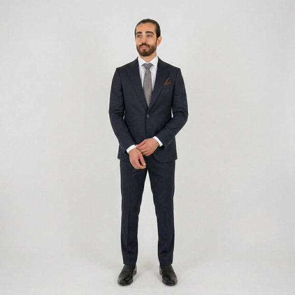 Ivar regular fit dress marineblå