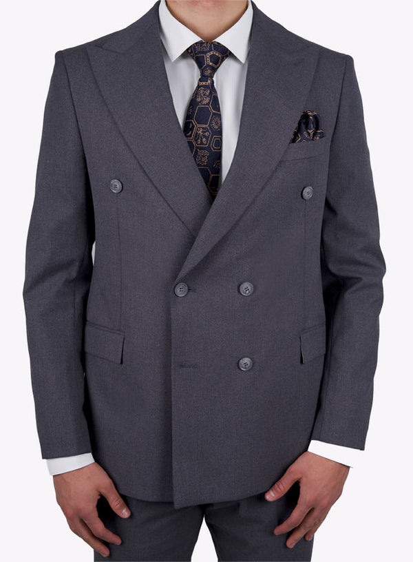 Jacob regular fit dress lys grå