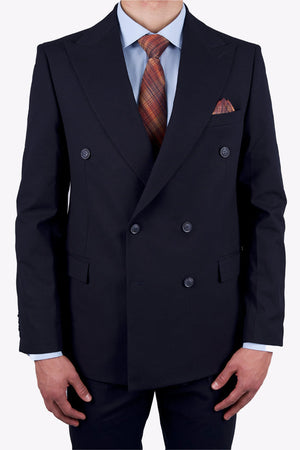 Jacob regular fit dress marineblå