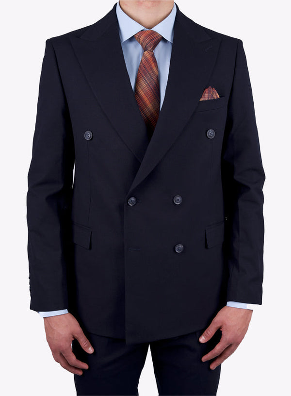 Jacob regular fit dress marineblå