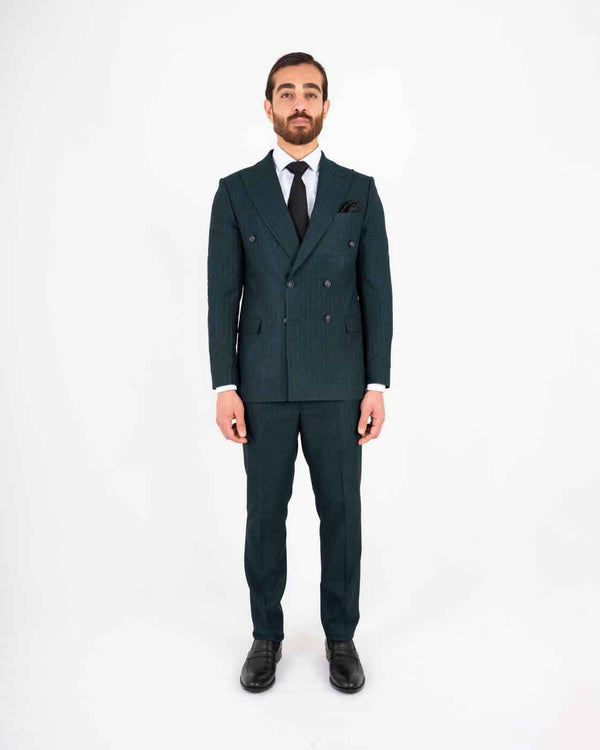 Johan regular fit dress grønn