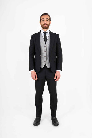 Carlson regular fit dress svart