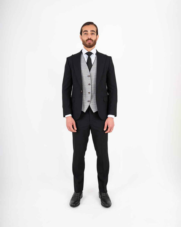 Carlson regular fit dress svart